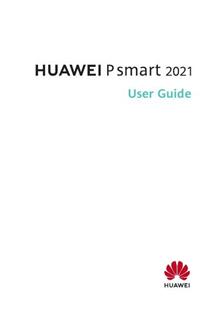 Huawei P Smart 2021 manual. Tablet Instructions.